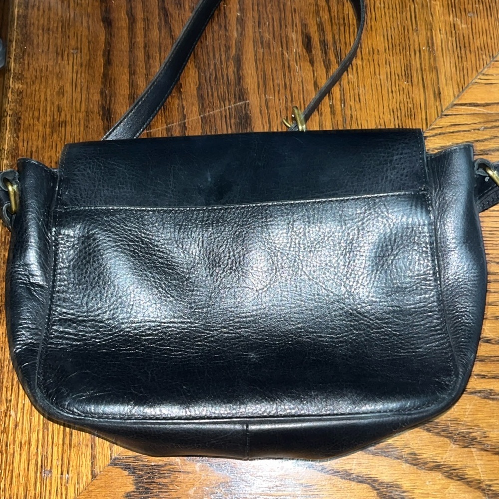 Madewell Black "The Abroad" Leather Crossbody Bag - Picture 6 of 7